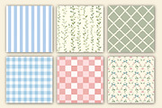 Grandmillennial Seamless Patterns, a Pattern Graphic by Libby Wishes (Thumbnail 3 of 4)
