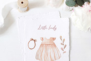 Baby Watercolor Clip Arts, a Decorative Illustration by ViolettaKh (Thumbnail 5 of 10)