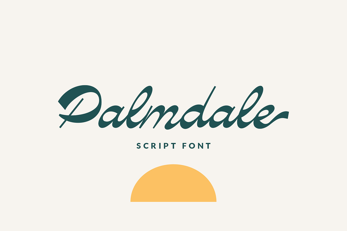 Palmdale Script, a Script Font by Emyself Design (Photo 1 of 12)