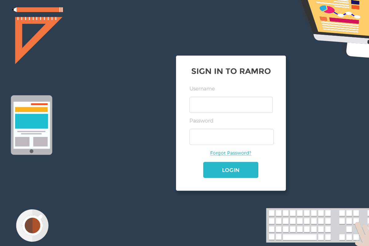Ramro Web UI Kit - Login/Signups, an UI Kit Template by Danfe Designs (Photo 6 of 11)