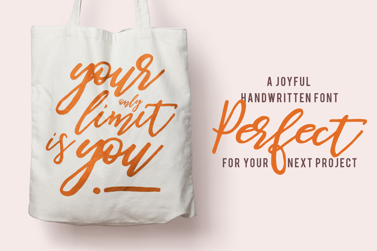 Be Perky! Handwritten Font, a Script Font by LovePowerDesigns (Photo 11 of 12)