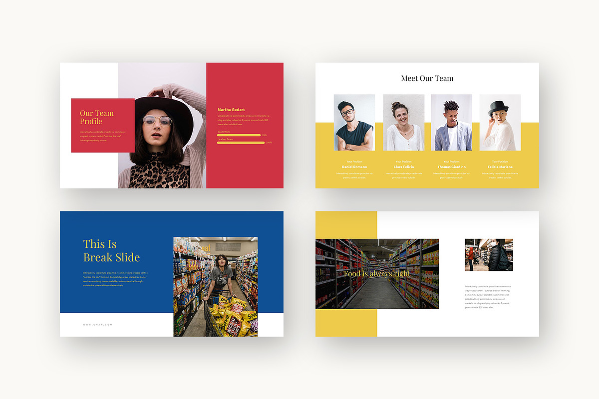 Uhar : Grocery Store Google Slides, a Presentation Template by Punkl Camp (Photo 4 of 16)