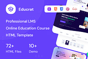 Educrat — LMS Education HTML Theme, a HTML Template by CreativeLayerss (Thumbnail 1 of 3)