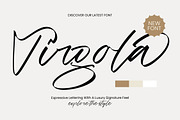 Tirgola, a Script Font by operatype.co (Thumbnail 1 of 8)