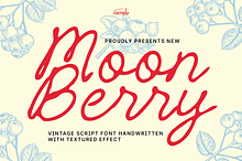 Moonberry Vintage Handwritten Script