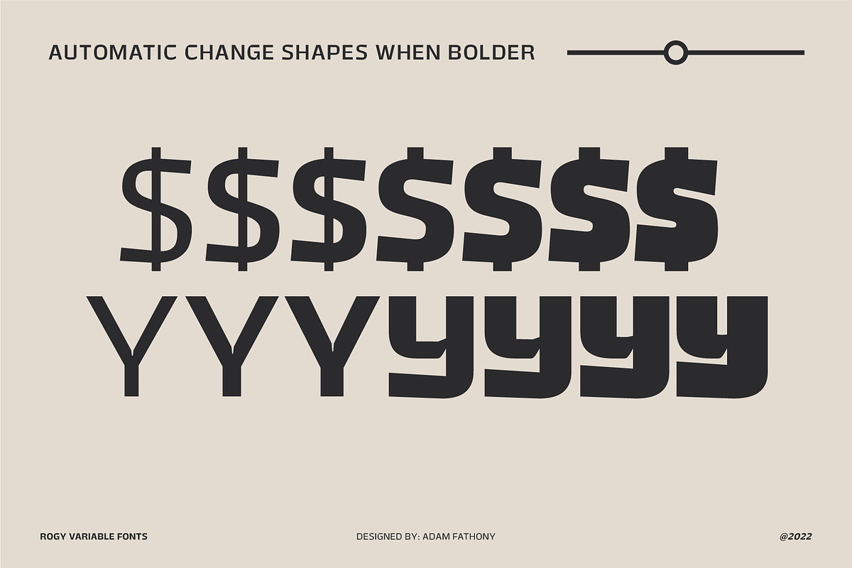 Rogy Variable Fonts, a Font by Adam Fathony (Photo 4 of 17)