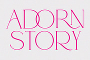 Adorn Story // Serif, a Serif Font by PeachCreme (Thumbnail 4 of 11)