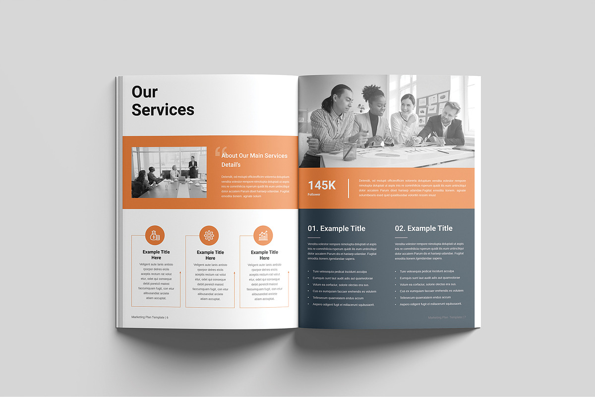 Marketing Plan Template, a Brochure Template by Cleffon_Graphic_Studio (Photo 4 of 9)