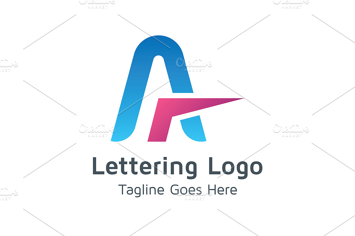 20 Logo Lettering A Template Bundle, a Branding & Logo Template by Acongraphic (Photo 18 of 21)