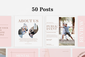 Yoga Instagram Canva Template Buri