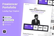 Folionest - Freelancer Portfolio, a Landing Page Template by SLAB! Design (Thumbnail 1 of 4)