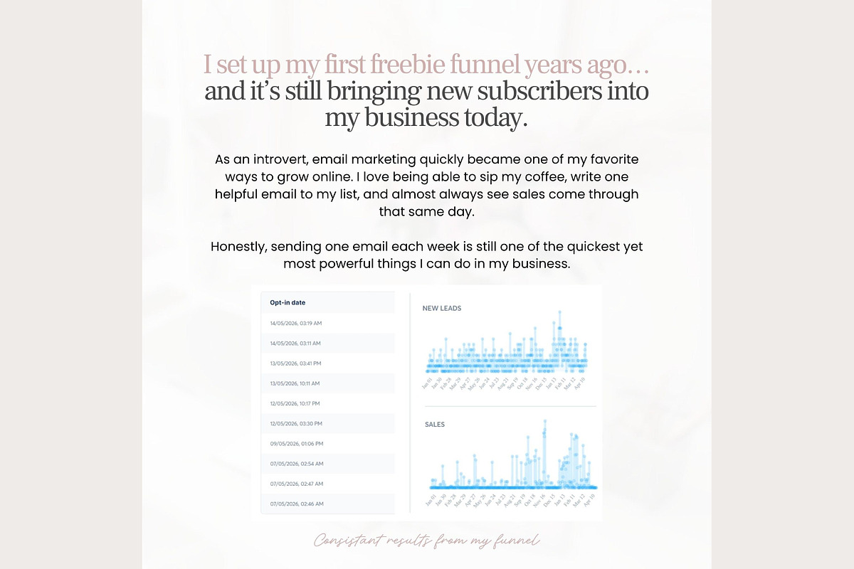 Systeme.io Email List Starter Kit, an Email Template by Hayley's Digital Hub (Photo 5 of 10)