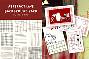 9 Abstract Line Background Pack, a Background Graphic by The Journey Atelier (Thumbnail 1 of 10)