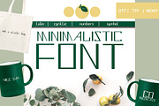 SALE! Minimalistic font - Display, a Symbol Font by Fli Store (Thumbnail 1 of 8)