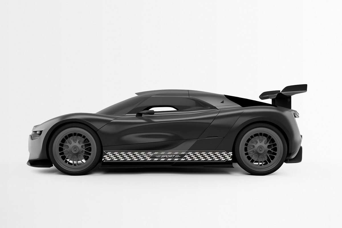 57 Sport car decal stripes, an Object Graphic by BonkiStudio (Photo 12 of 14)