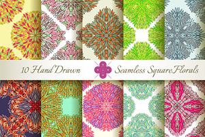 10 Seamless Square Patterns Set#2