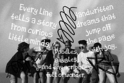 Doodle Lines Scribble Handwritten, a Font by PutraCetol Studio (Thumbnail 3 of 5)