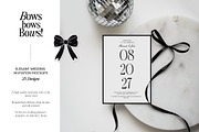 Bows Bows Bows! Chic Card Mockups, a Product Mockup by Muse Mockups (Thumbnail 4 of 12)
