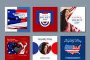 Blue & Red Social Media Set, a Social Media Template by wavebreak (Thumbnail 2 of 2)
