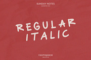 Sunday Notes handwritten font, a Handwritten Font by roomspace creative lab (Thumbnail 12 of 12)