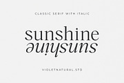 Sunshine, a Serif Font by Violet Natural (Thumbnail 10 of 10)
