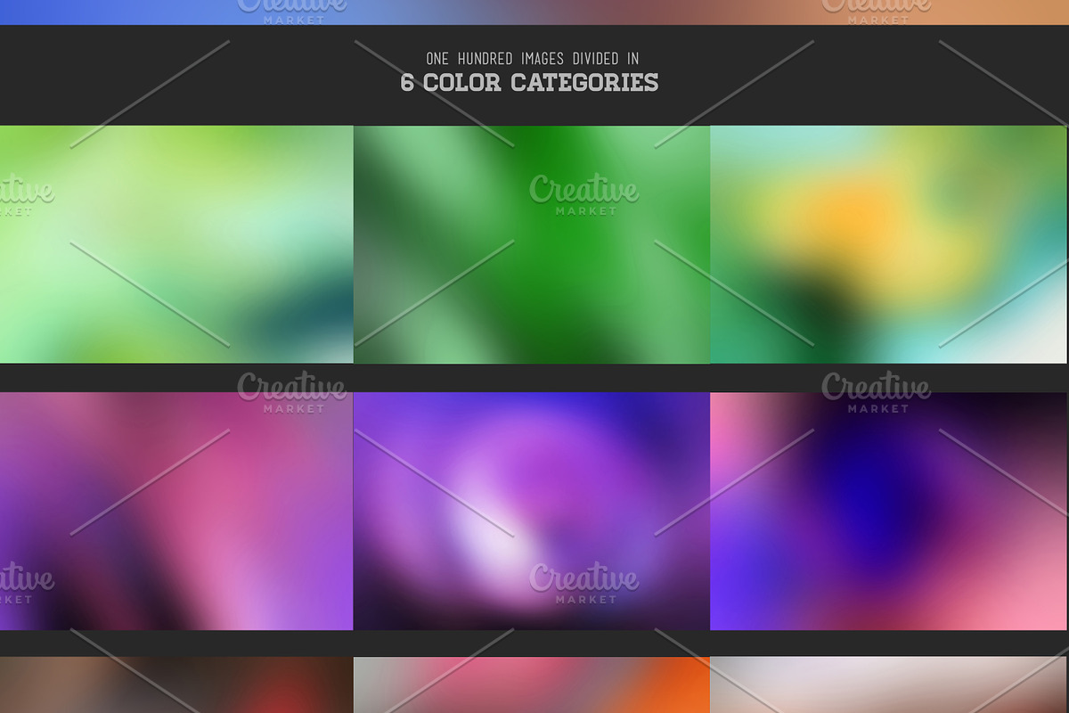 100 blurred backgrounds containing blur, unfocus, and background, an Abstract Photo by Do2design (Photo 1 of 7)
