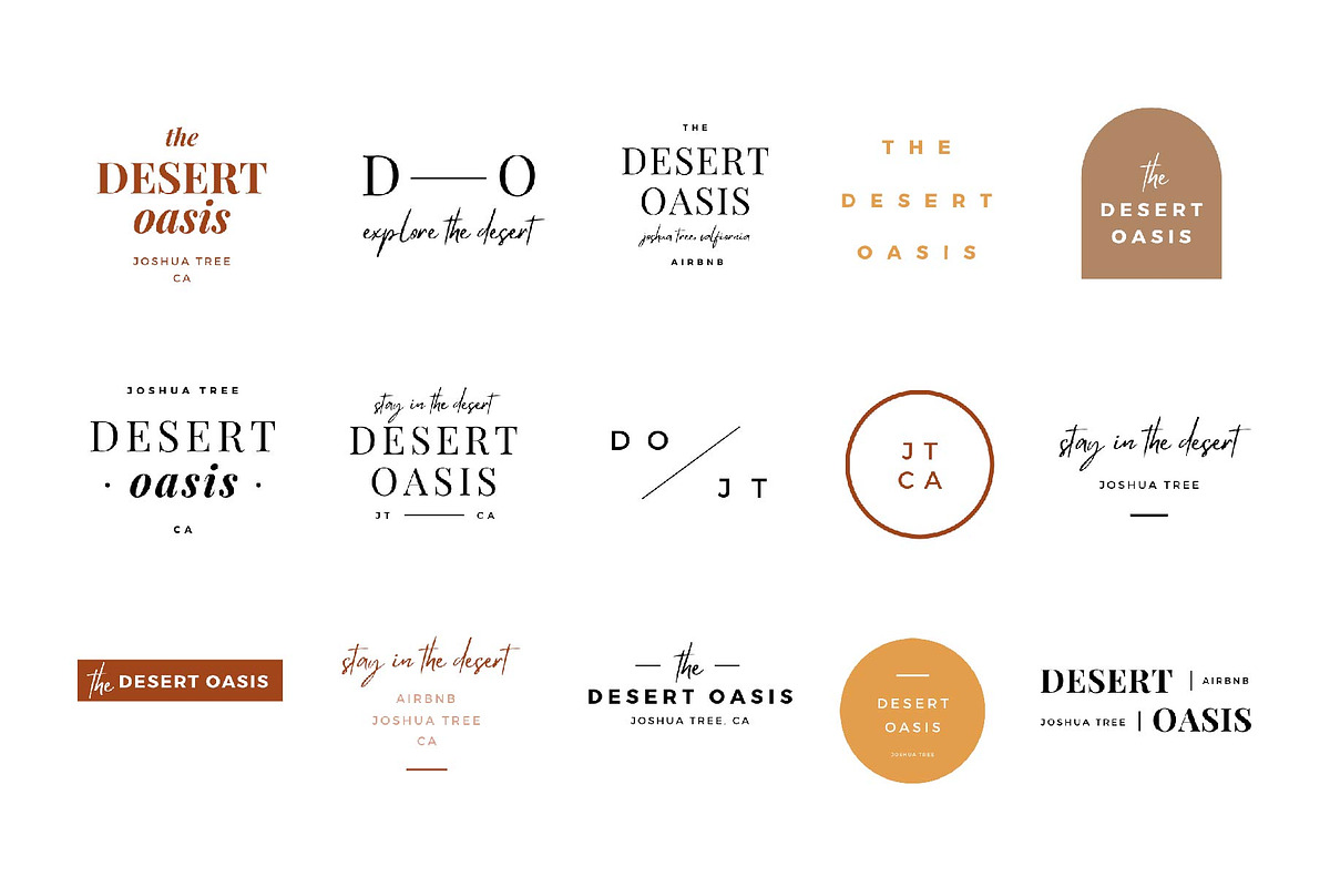 Desert Oasis Modern Canva Logos, a Branding & Logo Template by Forth and Wild (Photo 2 of 6)
