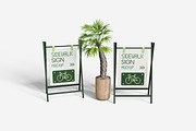 Sidewalk Sign Mockup, a Product Mockup by MrLetters (Thumbnail 4 of 5)