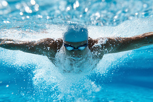 Dynamic underwater shot of a swimmer, a Sports & Recreation Photo by MistyDay