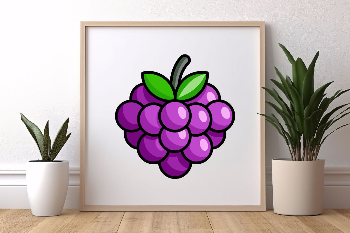Grape Vector Clipart Collection, a Food Illustration by newminddesign (Photo 6 of 8)