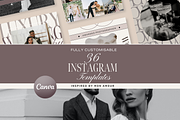 36 Instagram Posts for Photographers, a Social Media Template by The Lone Crowd (Thumbnail 1 of 9)
