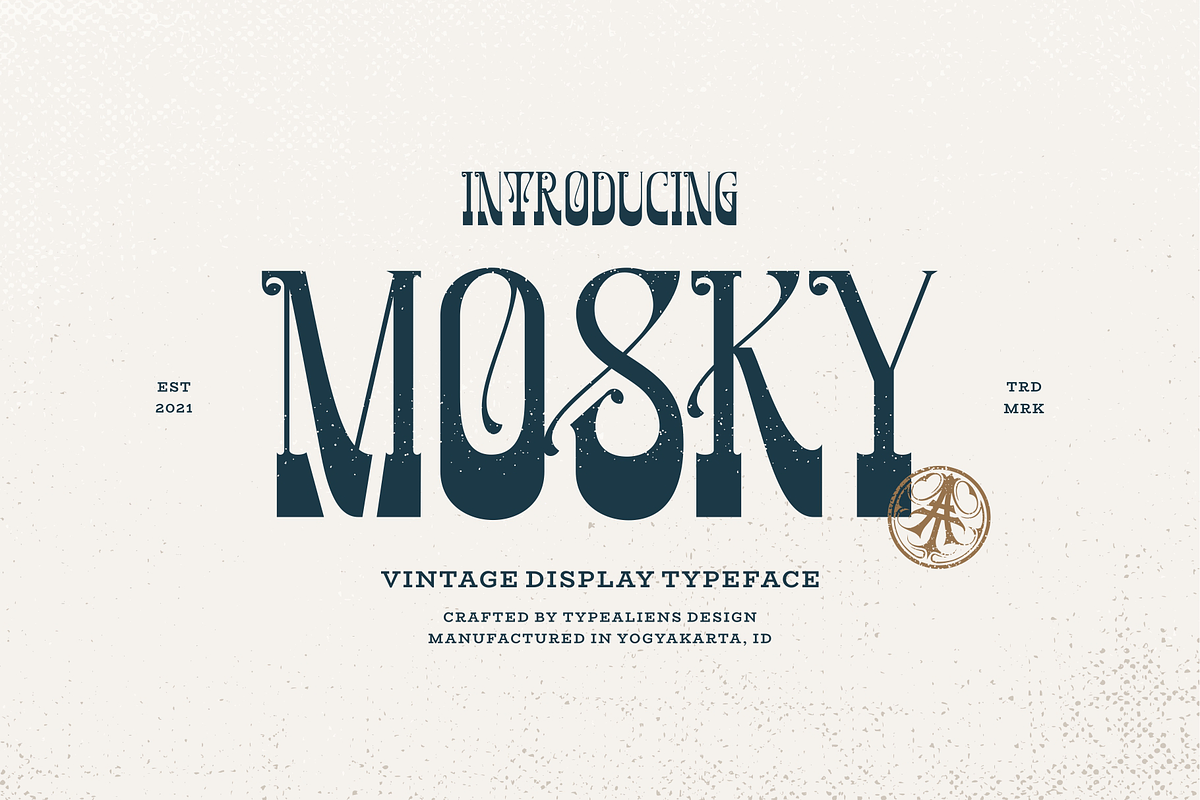 Mosky, a Font by ilhamtaro (Photo 1 of 10)