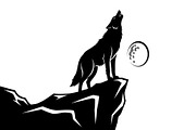 40 Wolf Moon Silhouette Vector Bundl, an Illustration by Amazin_art (Thumbnail 37 of 41)