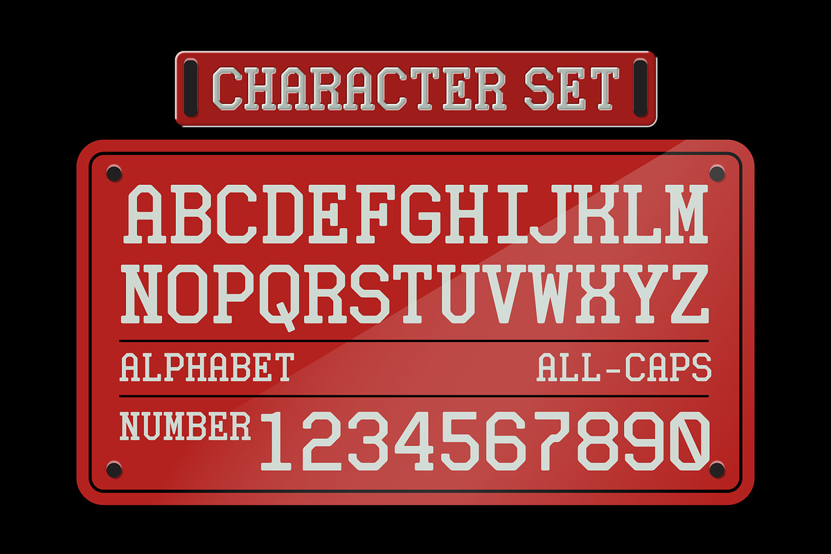 Platde - Vintage Mono Slab Font, a Sans Serif Font by Drizy (Photo 3 of 10)