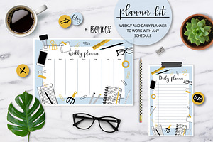 Planner Kit - Weekly & Daily Planner