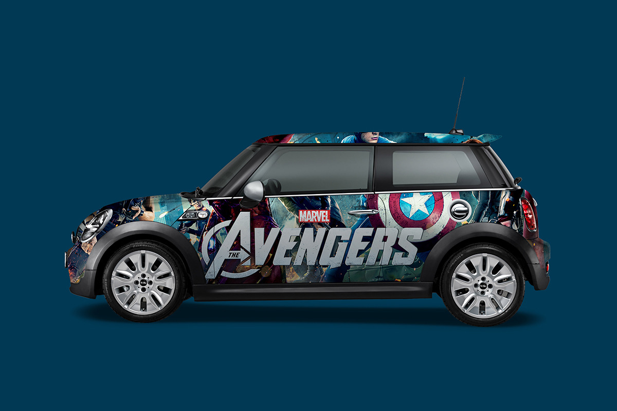 4K Mini Cooper Wrap PSD Mockup, an Advertising Mockup by mockupdepot (Photo 4 of 4)