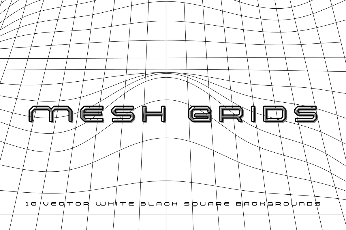 Square Mesh Grids, a Background Graphic by barsrsind (Photo 1 of 2)