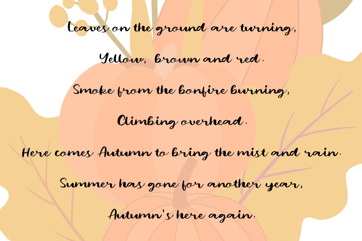 Hello Autumn/Latin & Cyrillic/ Sale preview 6