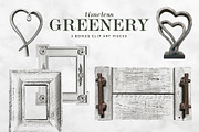 Timeless Greenery – Crafted Clip Art, a Texture Illustration by Scott Howard (Thumbnail 6 of 7)