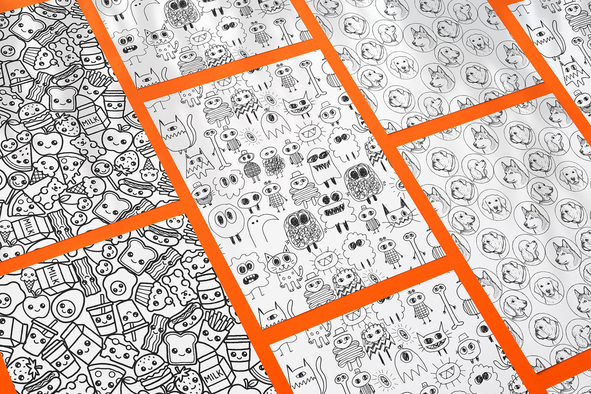 60 Mixed Motifs Procreate Brushes, a Brush Add-On by Heather Green Designs (Photo 12 of 12)
