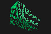 3D Typography PSD Mockup, a Print Template by Sinlatown (Thumbnail 2 of 9)