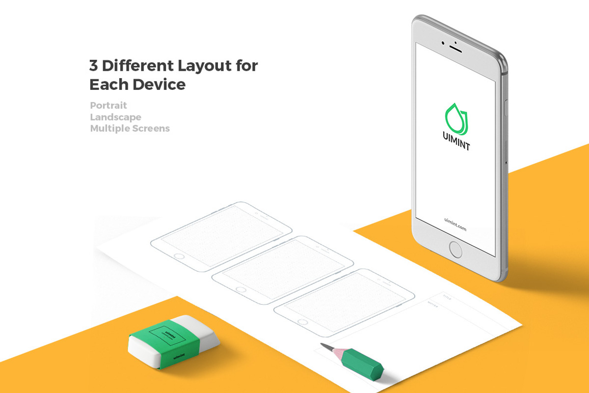 Boost-Printable Device Templates iOS, a Templates & Theme by UIMint (Photo 3 of 7)