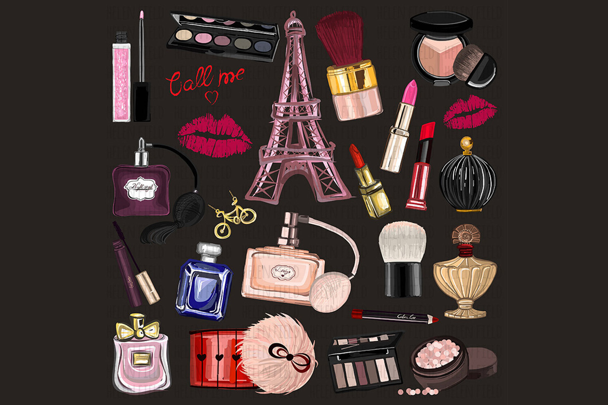Digital watercolor perfume&cosmetics, an Illustration by Art Loft (Photo 13 of 17)