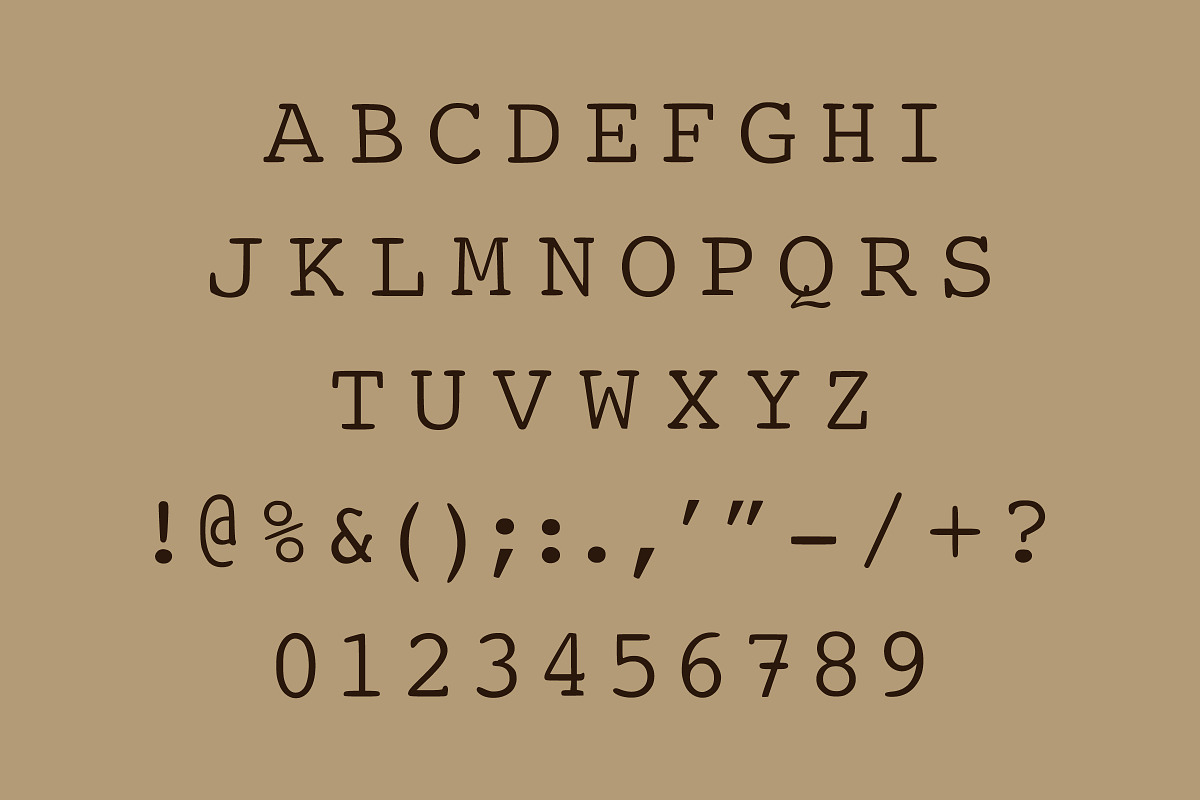 Simple Machine - Vintage Font, a Slab Serif Font by Limited.studio (Photo 5 of 5)