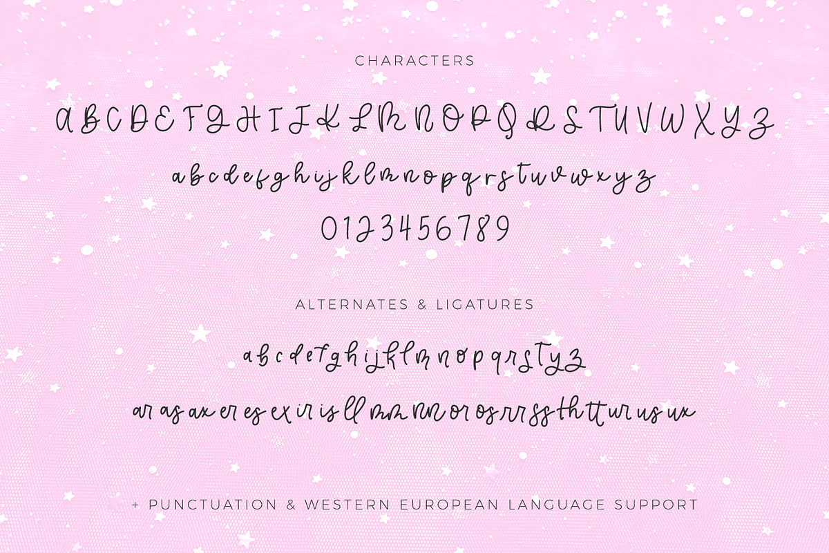Starwish Script, a Script Font by Beck McCormick (Photo 10 of 10)