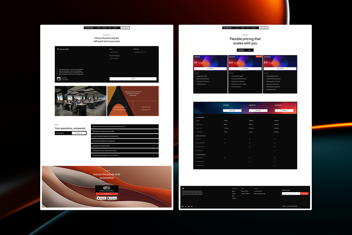Antaris | AI SaaS Framer Template, a Landing Page Template by UI Petal (Photo 4 of 4)