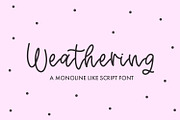 Weathering Script Font, a Handwritten Font by Freeling Design House (Thumbnail 1 of 4)