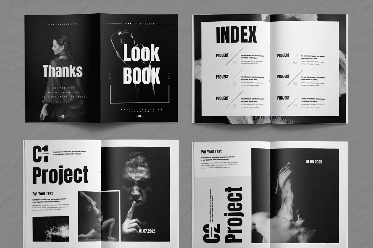 Look Book Layout, a Magazine Template by ContestDesign (Photo 2 of 3)