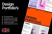 Design Portfolio Template, a Presentation Template by Templeste (Thumbnail 2 of 8)