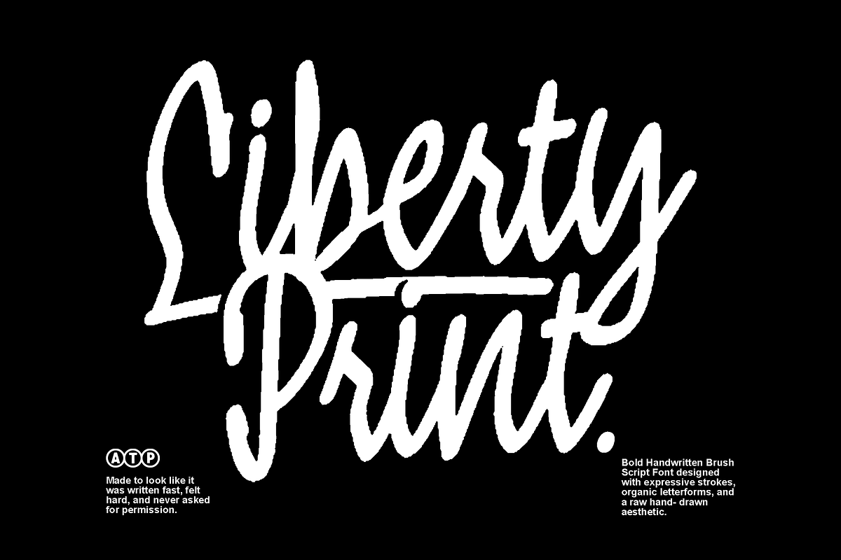 Liberty Print - Display Script Font, a Script Font by Typeparties (Photo 6 of 15)